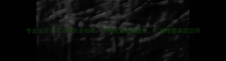 图片 专业设计公司装修队全攻略：如何选到靠谱团队，打造理想家居空间