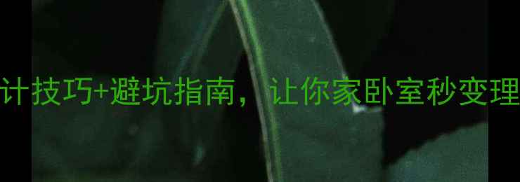 图片 卧室装修全攻略：5大设计技巧+避坑指南，让你家卧室秒变理想空间（附预算清单）2