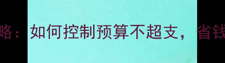 图片 瓷砖选购全攻略：如何控制预算不超支，省钱技巧大公开！