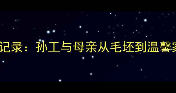 图片 老房翻新30天全记录：孙工与母亲从毛坯到温馨家居的装修日记2