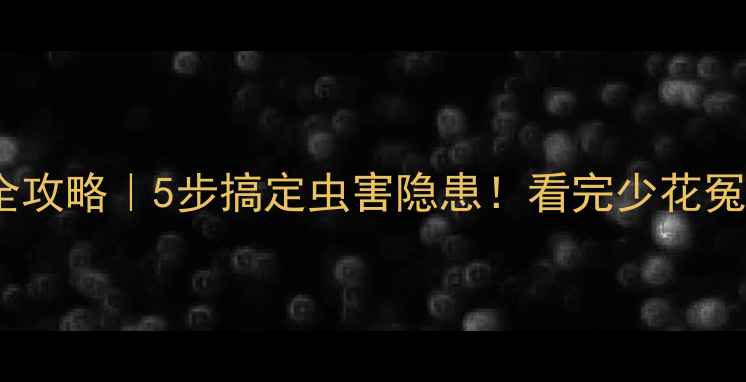 图片 装修防虫全攻略｜5步搞定虫害隐患！看完少花冤枉钱🐛💡1