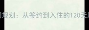新家装修全流程时间规划从签约到入住的120天周期附避坑指南